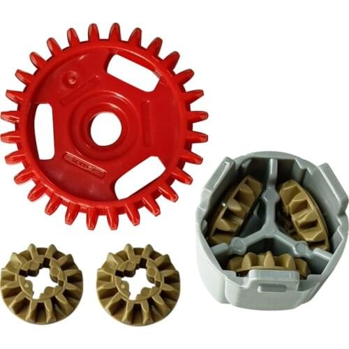 MOC New Gear Differential Assembly Small Particle Technology Building Block Accessories 65413 65414 Parts ToyS EV3 Education