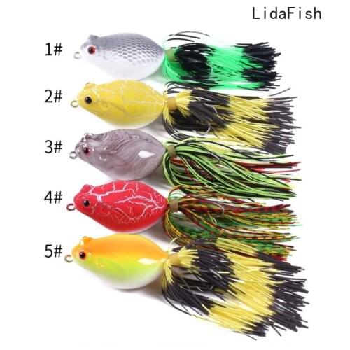 LIDAFISH 2021New Exquisite Artificial Plastic Frog Fishing Lure 10cm/13.5g High Quality Anti-corrosion Fishing Tools