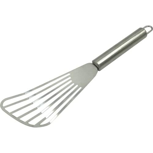 Stainless Steel Frying Shovel Spatula for Fish Beef Steak Omelette Frying Spatula Pancake Fish Turner Shovel Cooking Utensils