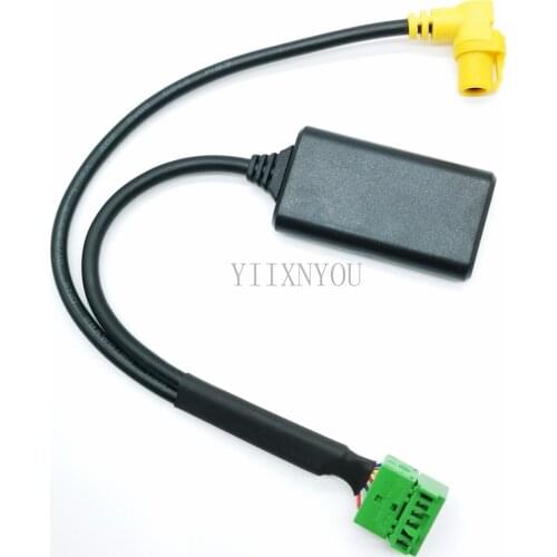 MMI 3G AMI 12-pin Bluetooth AUX Cable Adapter Wireless Audio Input For Audi Q5 A6 A4 Q7 A5 S5