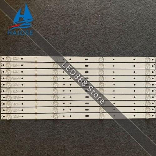 20PCS JS-D-JP4910-041EC(60517) LED Backlight Strips for 49AX3000 Light Bar E49DU1000