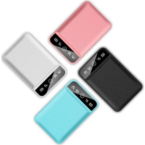 Mini Portable 30000mAh Power Bank Mobile Charger with Dual USB Port Outdoor Emergency External Battery for Xiaomi Samsung Iphone