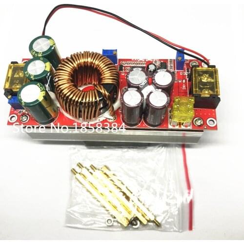 1500W 30A Voltage Step Up Converter Boost CC CV Power Supply Module Step Up Constant Current Module DC-DC 10-60V to 12-97V