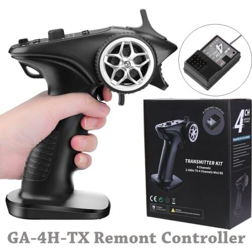 RC Remote Controller TX4 2.4GHz 4CH Radio System Transmitter With 4CH Waterproof Receiver For RC Drift Car Truck Boat Toy
