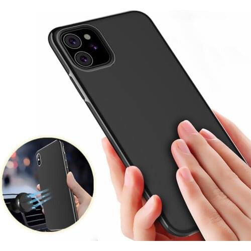 Luxury Ultra-thin Car Magnetic Phone Case For iPhone 11 6s 7 8 Plus XS MAX XR TPU Shockproof Cover For Magnetic Car Phone Holder