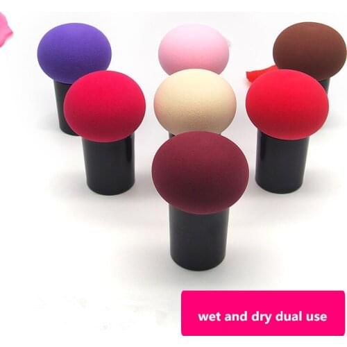 Round head Small mushroom head Makeup sponge Powder puff Makeup air cushion BB dry and wet dual use