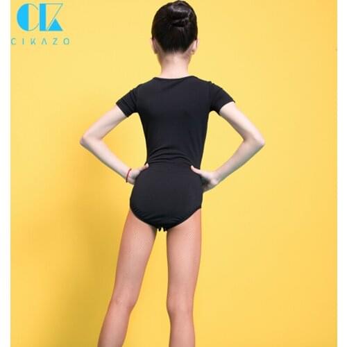Fashion Latin Dance Top V-Neck Pleated Professional Dance Practice Clothing Black Latin Performance Costumes White Bodysuit 1134