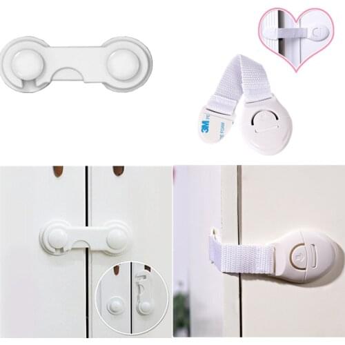 High Quality 1PC Multifunctional Baby Infant Safety Door Drawer Locks Toddler Kids Protector Safety Cover Closet Door Locks