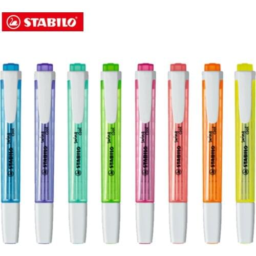Stabilo Color Highlighters 275 Office Marker Student Account Notes Safety and Environmental Protection Macaron Color 1pcs