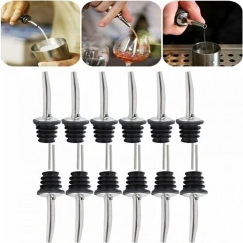 1pcs stainless steel wine pour wine bar cocktail shaker fancy mouth wine bottle stopper drain bottle stopper kitchen accessories