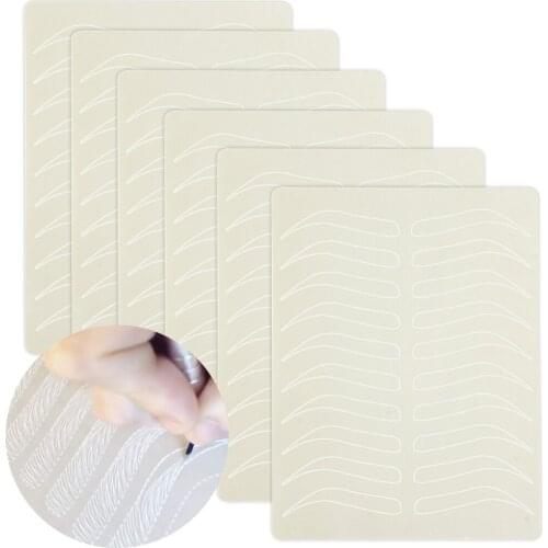 3/5/10/20Pcs Eyebrows Microblading Tattoo Synthetic Skin Permanent Makeup Equipment Eyebrow Practice Skin Tattoo Supplies Tool