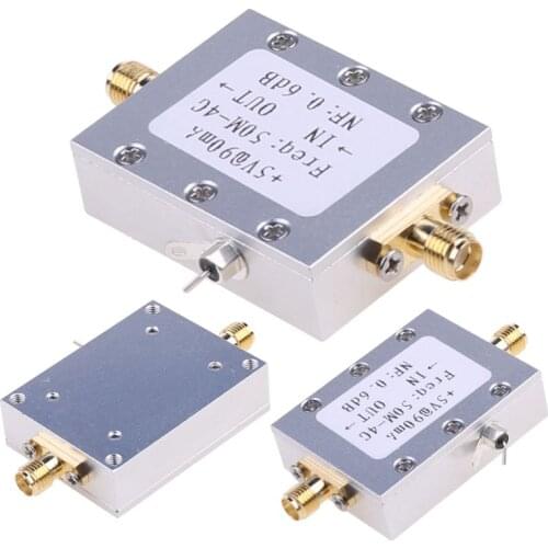 50M-4GHz Low Noise Amplifier LNA Ham Radio Module RF FM HF VHF NF=0.6dB -110dBm