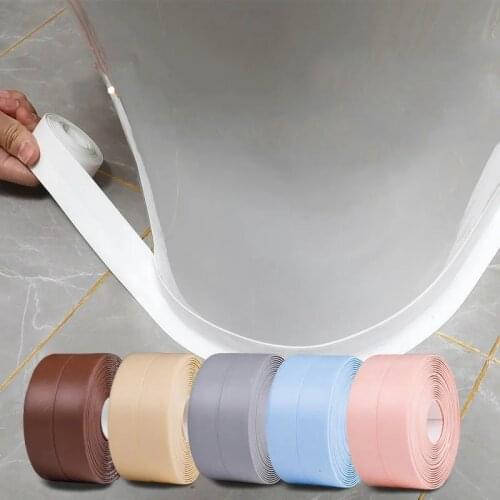 Anti Moisture Self Adhesive Tape waterproof Stickers Kitchen Wall stickers Ceramic Home Decor Bathroom Furniture Corner Stickers