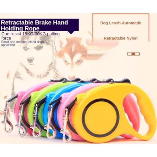 3M 5M Automatic Retractable Leash For Small Medium Dogs Durable Nylon Dog Lead Extending Puppy Walking Leads Leashes Pet Product