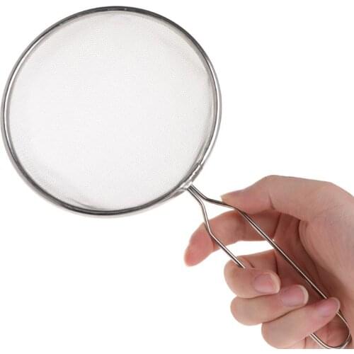 Fish Tank Reptile Sand Shovel Sieve Filter Stainless Steel Scoop Pet Animal Case Reptiles & Amphibians Cleaning Tool