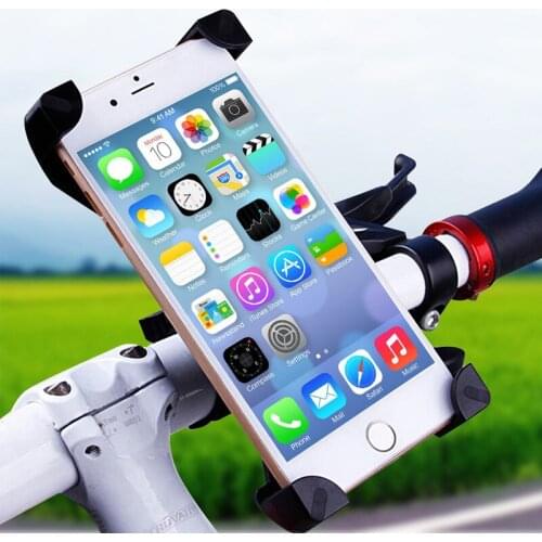 Bike Phone Holder Bicycle Universal Cellphone Holder Handlebar Stand GPS Mount Bracket For iPhone Samsung Huawei Phone Support