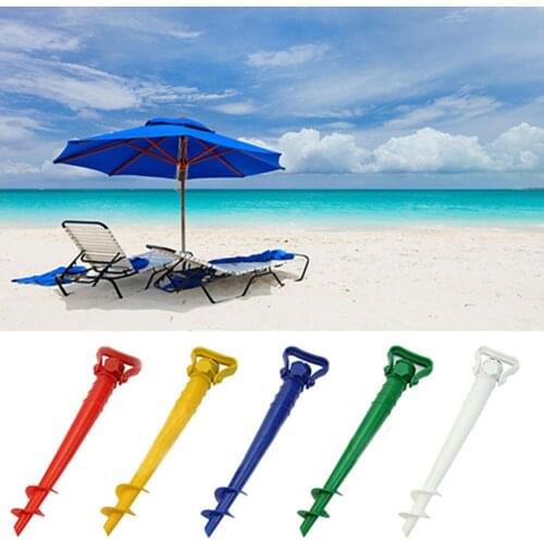 Garden Sun Beach Patio Umbrella Holder Parasol Ground Anch-or Spike Fishing Stand