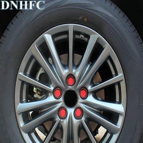 DNHFC Color protective cover for wheel hub screw For MAZDA CX-5 CX5 KF 2nd Generation 2017 2018 Car Styling