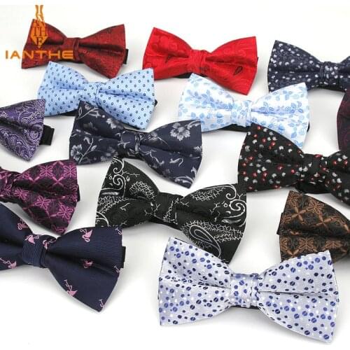 Bowtie Men Formal Dot Necktie Boy Mens Fashion Business Wedding Bow Tie Male Dress Shirt Krawatte Legame Gift Paisley Butterfly