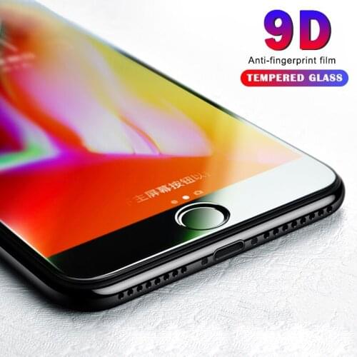 9D Full Cover Curved Tempered Glass For iPhone X 7 8 6 6s Plus Screen Protector Film For iPhone XS MAX Protection Glass film