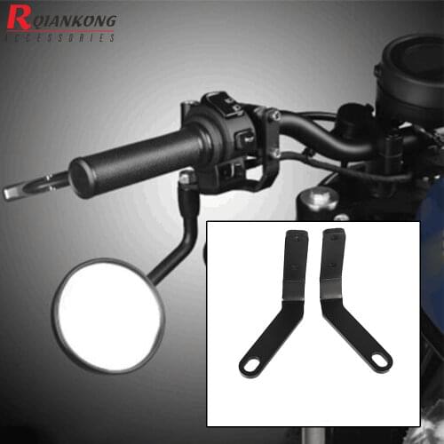 Motorcycle Rear View Side Mirror Bracket Mount Adapter Holder Clamp Screw For Honda Rebel 300 Rebel500 CMX300 CMX500 2019-2021