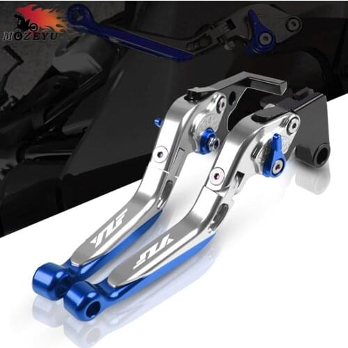 New CNC Aluminium Motorcycle Adjustable Folding Extendable Brake Clutch Lever For YAMAHA YZFR6 YZF-R6 2017-2020 2019 2018 yzfR6