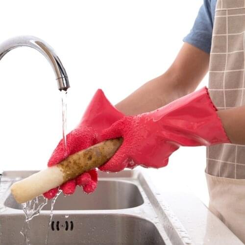 Kitchen Housework Gloves Washing Vegetables Potatoes Peeling Peeling Non-slip Gloves Kitchen Utensils Hand Protection