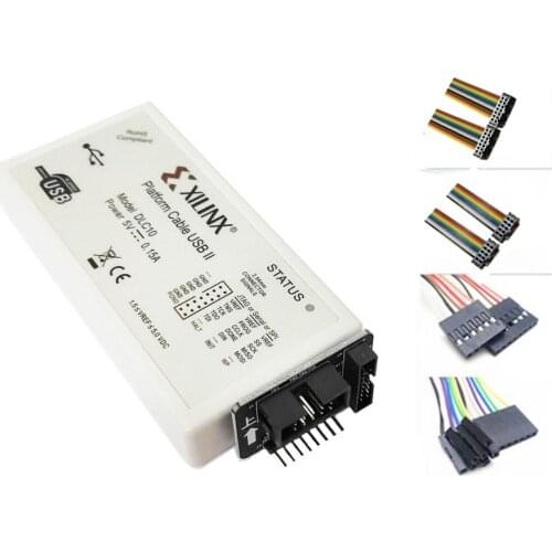Upgraded Version DLC10 Xilinx Platform Cable USB Download Cable Jtag Programmer for FPGA CPLD CY7C68013A Replace DLC9LP