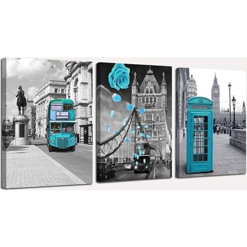 Full Round Square Drill 5D DIY Diamond Painting London Street Bus Rose Embroidery Flower Cross Stitch Decor Mosaic Diamond Art