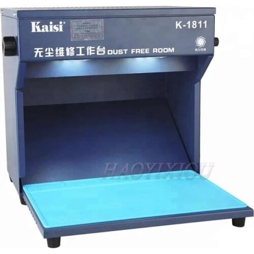 K-1811 Desktop Dust Free Working Room 295X205mm Working Room Anti Dust Workbench for Phone LCD Refurbish Cleaning Equipment