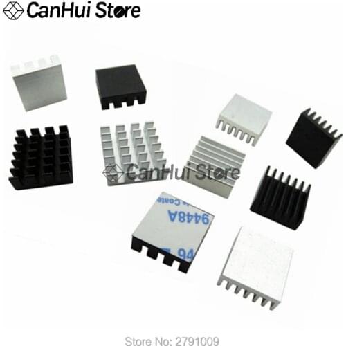 Aluminum Heatsink Radiator 14*14*6 Heat Sink Cooling For Electronic Chip IC 3D printer Raspberry PI With Thermal Conductive Tape