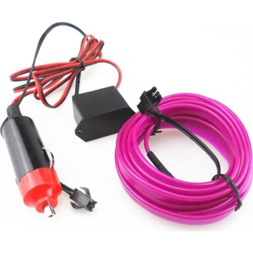 Styling car 3 meters interior EL cold light neon car decoration for Skoda Volkswagen vw POLO Tiguan Passat CC Golf GTI R20 R36