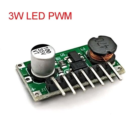 3W DC IN 7-30V OUT 700mA LED Lamp Driver Support PMW Dimmer DC-DC 7.0-30V to 1.2-28V Step Down Buck Converter Module