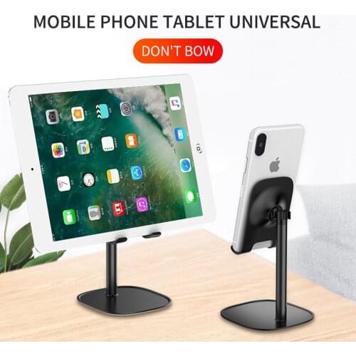 Universal Tablet Phone Holder Support Desk Aluminum Desktop Portable Adjustable Stand Mount For Iphone Mobile Ipad
