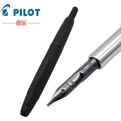 Japanese pilot new stripe matte black point 18K gold point push out pen mens Baccarat