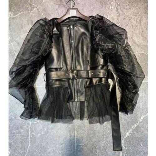 Woman Coats Natural 100% Genuine Leather 2021 Winter Fashion Sheepskin Leather Coat Female Jackets Overcoat H323