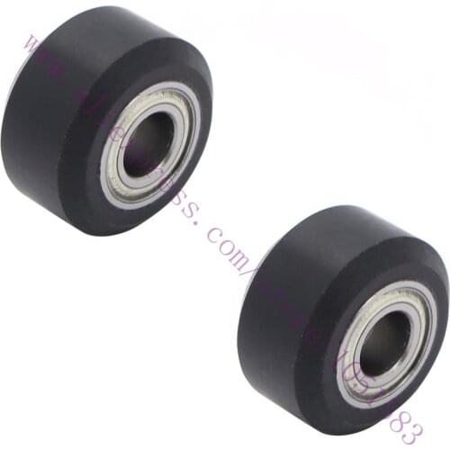 10pcs Openbuilds Delrin Mini V Wheels Kit V-Slot Linear Extrusion Wheels plastic Idler Pulley F/ guide rail 3D Printer CNC