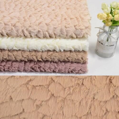 2 Size Vintage Plush Fabric For Garment Toys Materials DIY Crafts Sewing Pillow Home Textile Supplies Accessories