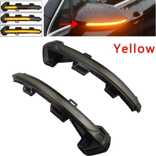 2 pieces Dynamic Blinker LED Turn Signal Lamp For VW Passat B8 Variant Arteon 2015-2020 Light Mirror Indicator Sequential