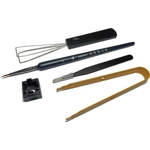 LXAA 5pcs Keyboard Lube Station Keycap Puller Remover Mechanical Keyboard Key Switch Stem Holder for Gateron Kailh MX Switch