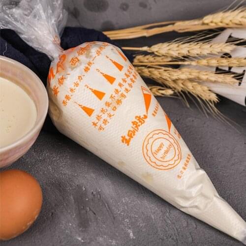 50PCS Small/Large Size Disposable Piping Tip Bag Icing Fondant Cake cooking Cream bag Decorating Pastry syringe Tool