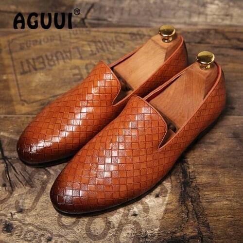 AGUUI Men's Slip-ons