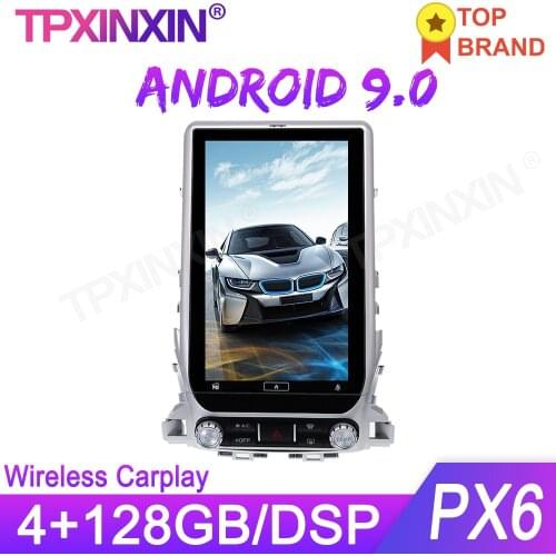 Wireless Carplay For TOYOTA LAND CRUISER LC200 2016-2019 VX GX VXS 5700 Android 9.0 Tesla Multimedia Player Auto Radio Head unit