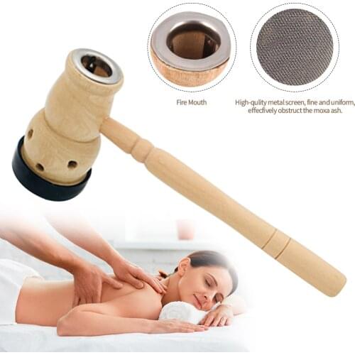 Wooden Moxa Stick Utility Effective Healing Box For Moxibustion Moxa Chinese Traditional Massage Therapy