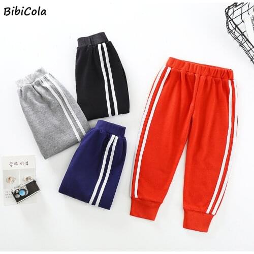 Kids Pants Boys Casual Pants Kids Clothing Cotton Boys Long Trousers Children Boys Clothing Sport Girls Pants Spring 2-8years