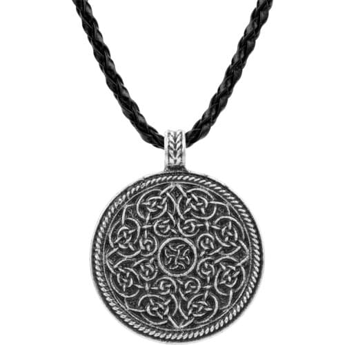 Dongsheng Viking Necklaces Flower of Life Dome Sacred Geometry Women Om Yoga Chakra Pendant Mandala Fashion Choker Jewelry-30