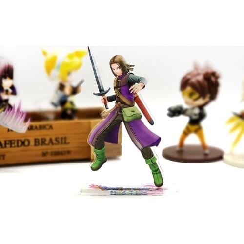 Love Thank You Doragon Kuesuto Dragon Quest XI DQ11 Eleven acrylic stand figure model plate holder cake topper anime cool