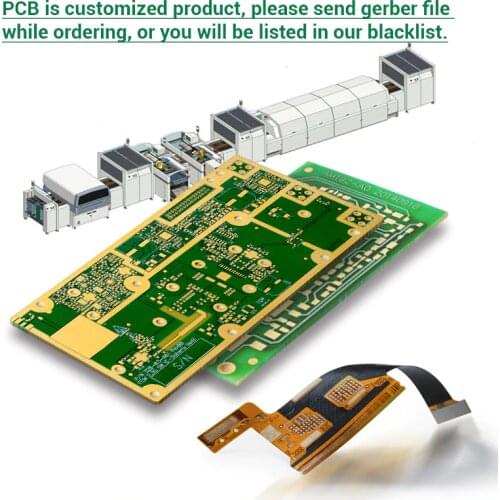 Low prices Double Sided PCB Prototype Board pcb prototyping board printed circuit board Affordable PCB Manufacturer pay link1