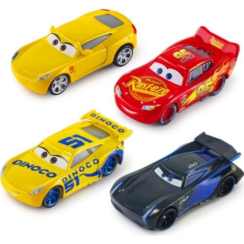 1:55 Disney Pixar Cars Diecasts Toy Vehicles Jackson Storm Lightning McQueen Cruz Car Oyuncak Birthday Gift Toys For Boys
