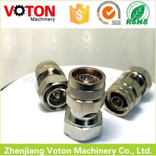 Hot seller free shipping 1 piece Mini Din 7/16 4.3/10 male plug to N male plug adapter